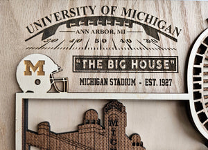 Michigan Stadium - "The Big House" - Home of Michigan Wolverines