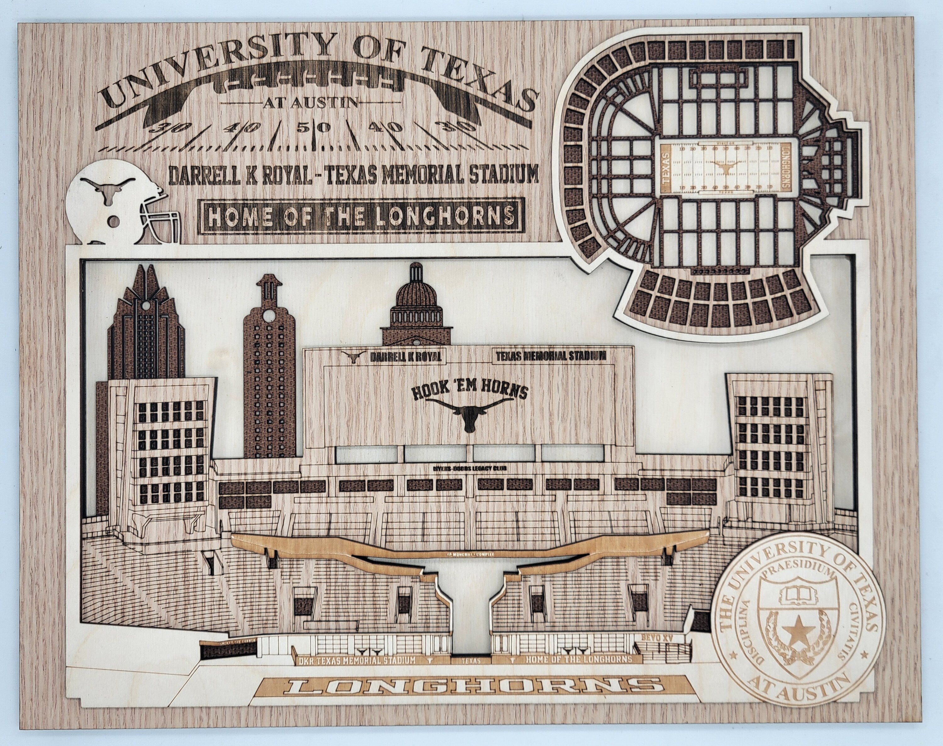 Texas Memorial Stadium - Darrell K Royal Field - Home of the Texas Longhorns
