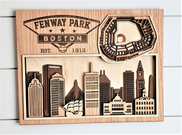 Fenway Park Boston Red Sox 3D Ballpark Replica