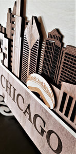 Wrigley Field - Vertical Orientation - 16" x 20"