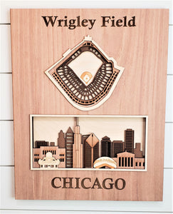 Wrigley Field - Vertical Orientation - 16" x 20"